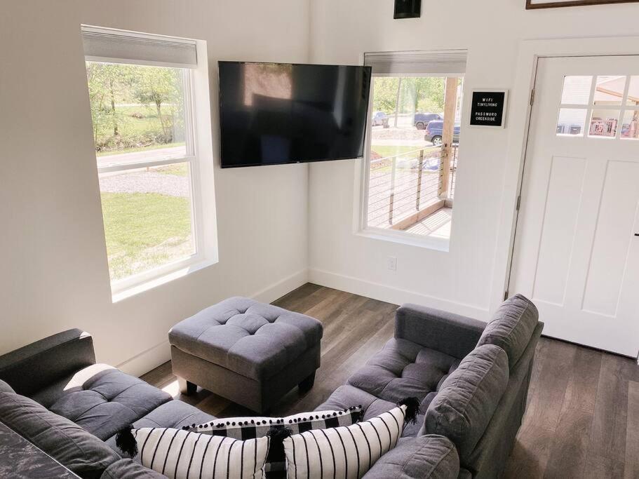 Modern Smoky Mountain Tiny House Appartement Pigeon Forge Buitenkant foto